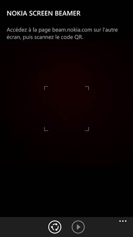 Nokia Lumia 1520 : beamer