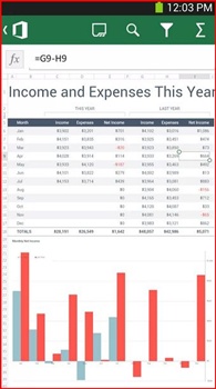 Microsoft Excel pour Android