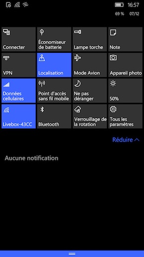 Windows 10 interface