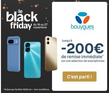 promo Smartphones Black Friday Bouygues Telecom