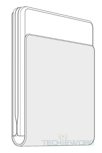 Huawei smartphone pliable clapet