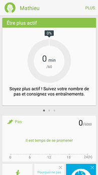 Samsung Galaxy J5 : S Health