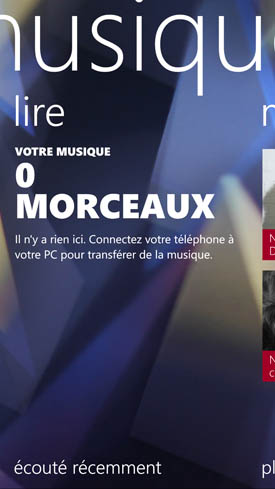 Nokia Lumia 1520 : musique