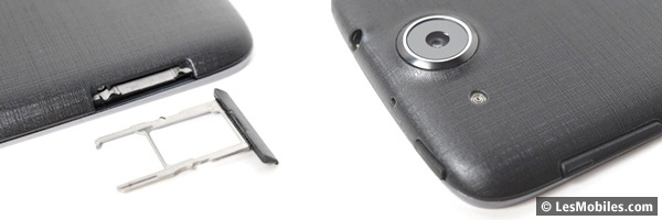 Acer Liquid Jade Z : tiroir et appareils photo