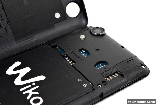 Wiko Rainbow Jam ouvert