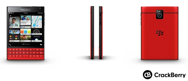 BlackBerry Passport rouge