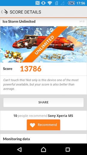 Sony Xperia M5 performance