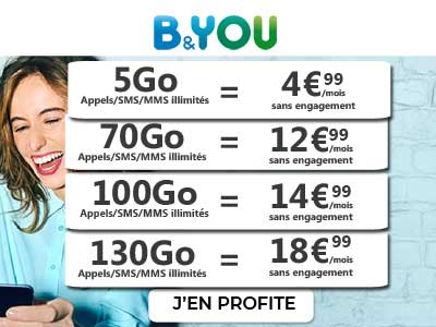Forfait B And You promos