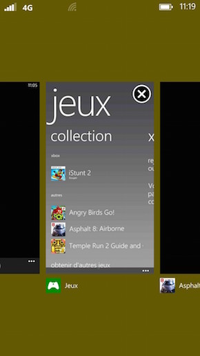 Nokia Lumia 1320 : jeux