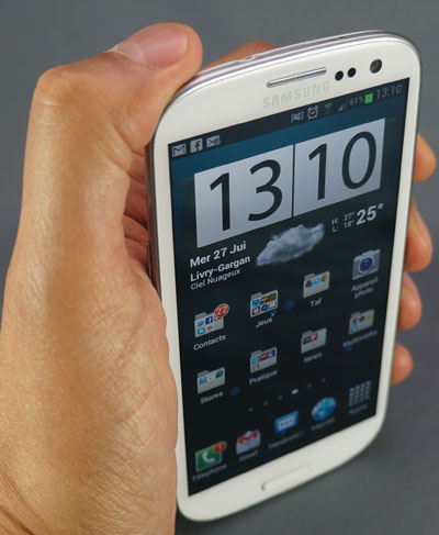Test Samsung Galaxy S3 : réactivité
