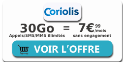 promo forfait Coriolis 30Go