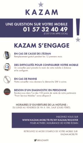 Kazam : description des services