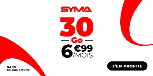 forfait Syma Mobile 30Go