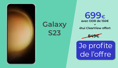 Galaxy S23 promo rentree Samsung
