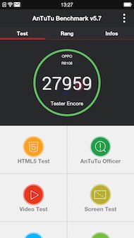 Oppo R5 test