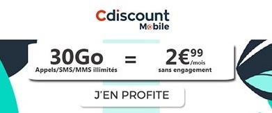 Forfait Cdiscount Mobile 