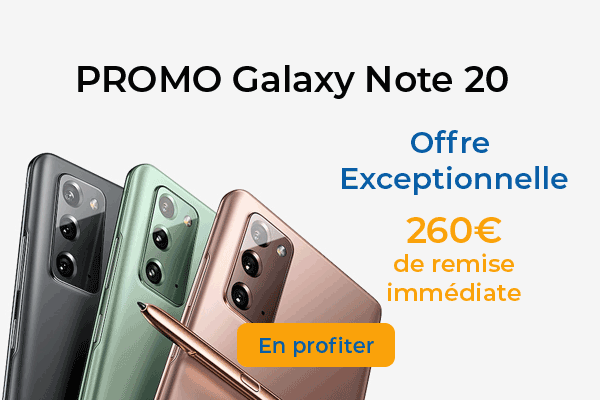 Offre Exceptionnelle : le Samsung Galaxy Note 20 à 699€ au lieu de 959€