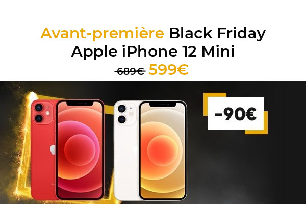 iPhone 12 mini : pas besoin d’attendre le Black Friday pour voir son prix chuter chez Fnac
