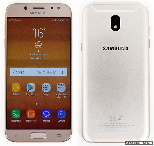Samsung Galaxy J5 (2017) : photos de face