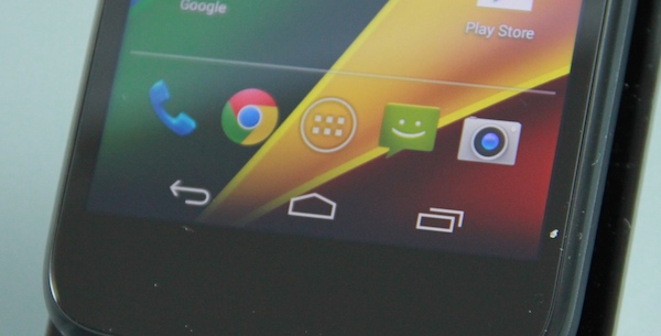 Moto G 4G navigation