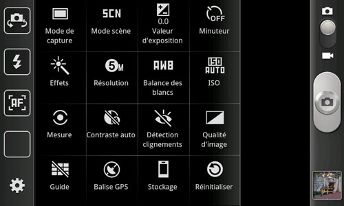 Samsung Galaxy Ace 2 : interface photo