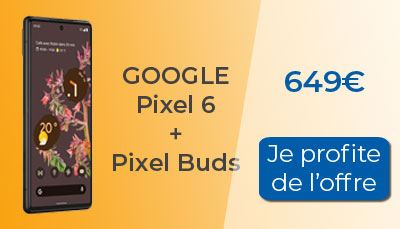 Le Google Pixel 6 est en promo chez Fnac