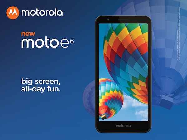 Motorola Moto E6 : en route vers l’ultra low cost !