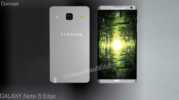 Samsung Galaxy Note 5 Edge concept
