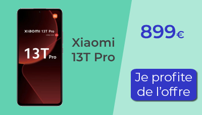 Xiaomi 13T Pro sur Boulanger avec une tablette