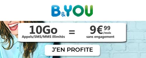 forfait B and You 10Go