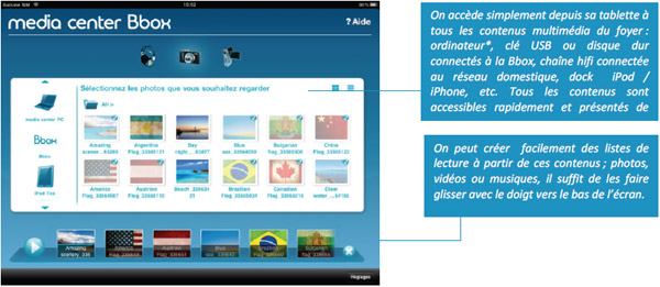 L'appli « media center Bbox » de Bouygues arrive sur iPad et tablettes Android