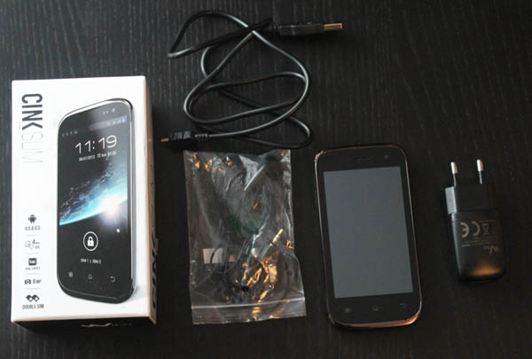 Wiko Cink Slim : contenu boîte