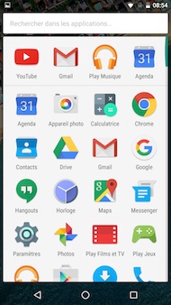 Google Nexus 5X interface