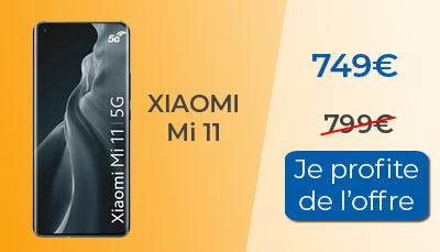 Xiaomi Mi 11 au meilleur prix chez Amazon
