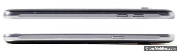 Samsung Galaxy J5 : gauche / droite