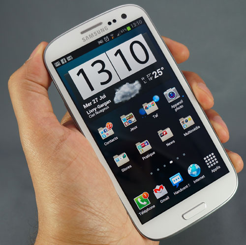Test Samsung Galaxy S3 : prise en main