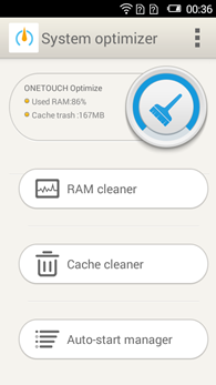 Alcatel OneTouch Pop 2 : System Optimizer