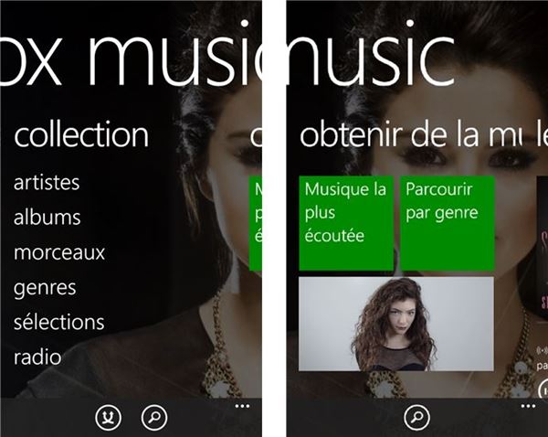 Xbox Music pour Windows Phone 8