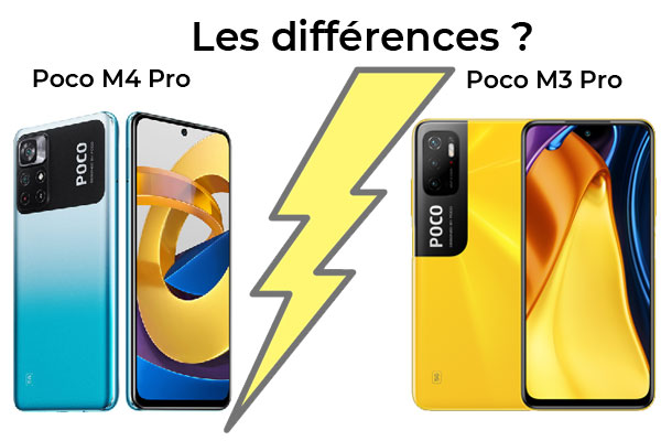 Quelles sont les différences entre le Poco M3 Pro et le Poco M4 Pro ?