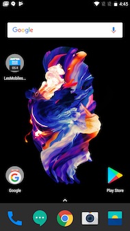OnePlus 5 : interface (home screen)
