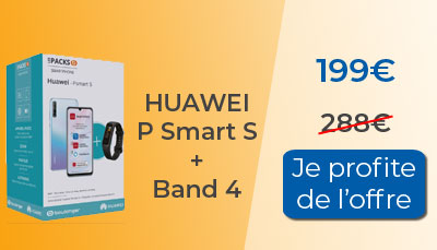 Soldes : Huawei P Smart S en promotion chez Boulanger