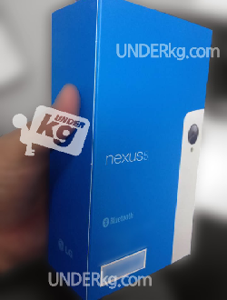 Google Nexus 5 blanc packaging leak