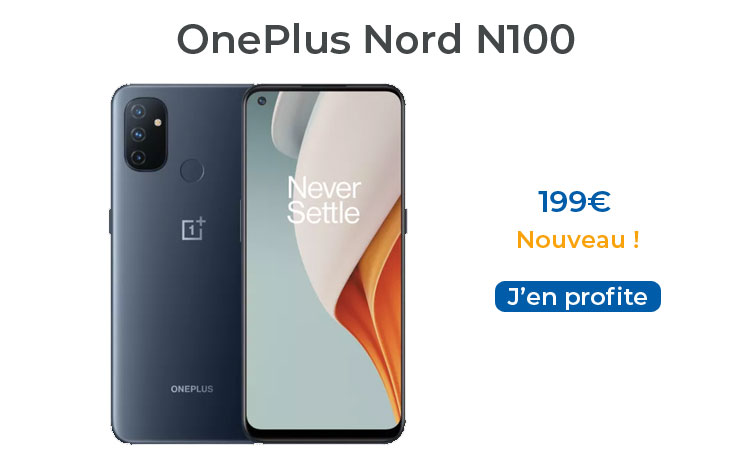 Le nouveau smartphone d’entrée de gamme OnePlus Nord N100 est disponible