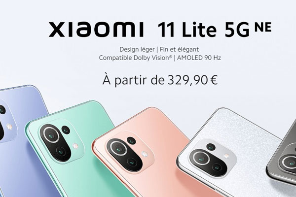 Le Xiaomi 11 Lite Noir 5G NE est à prix cassé grâce à une double remise !