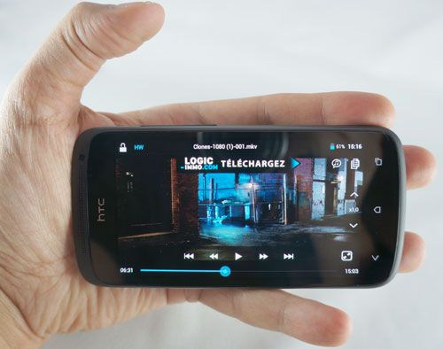  Test HTC One S : lecteur vidéo