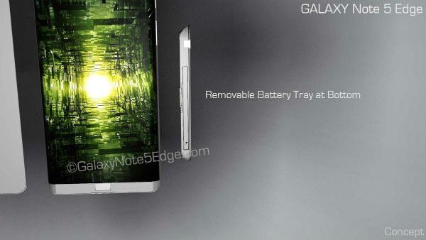 Samsung Galaxy Note 5 Edge concept