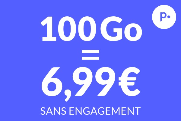 BON PLAN : Un forfait mobile 100Go à seulement 6.99€ par mois