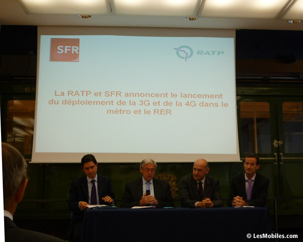 SFR va proposer la 3G et la 4G à ses clients dans le métro parisien
