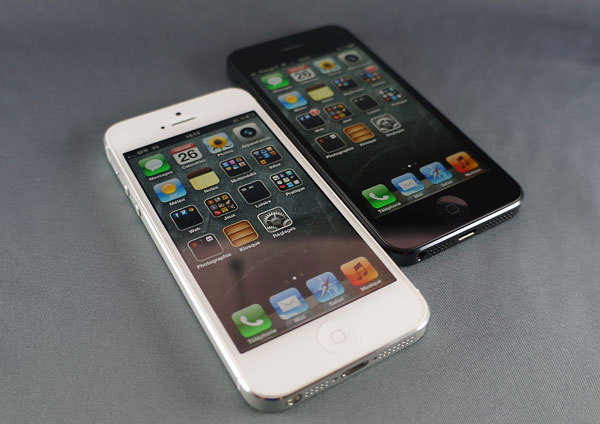 Test iPhone 5 : comparatif taille avec l'iPhone 4S