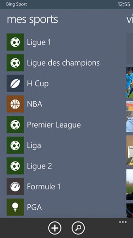 Nokia Lumia 1520 : Bing Sport